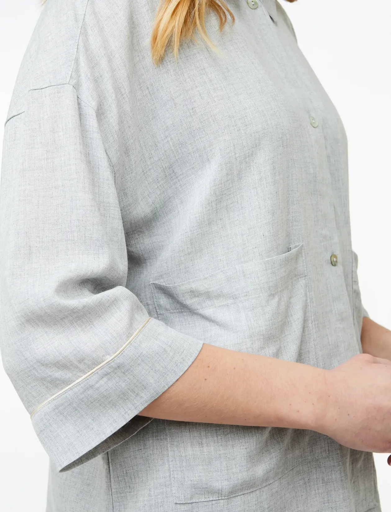 Sonja Pajamas Shirt - Hørskjorter