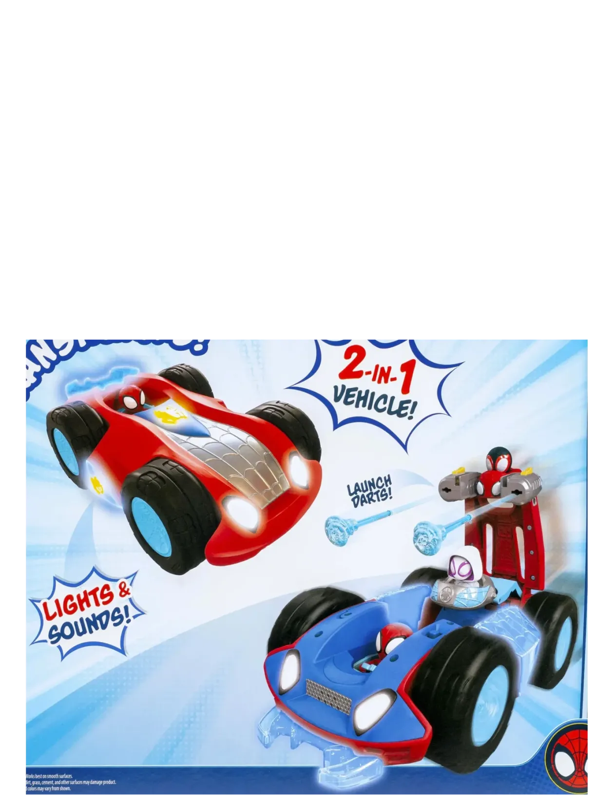 SPIDEY FLIP & REVEAL CRUISER - Legetøjsbiler