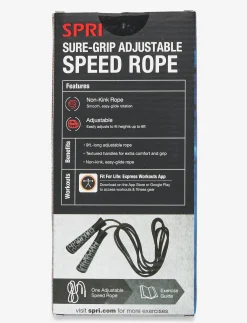 SPRI SURE-GRIP ADJUSTABLE SPEED ROPE - Sjippetov