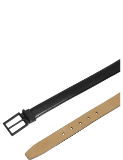 SQUARE BUCKLE SMOOTH 32MM ADJ - Bælter