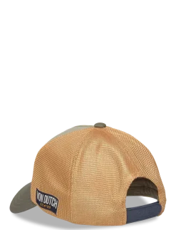Square Patch Trucker Yellow/Dark Green Von Dutch - Kasketter