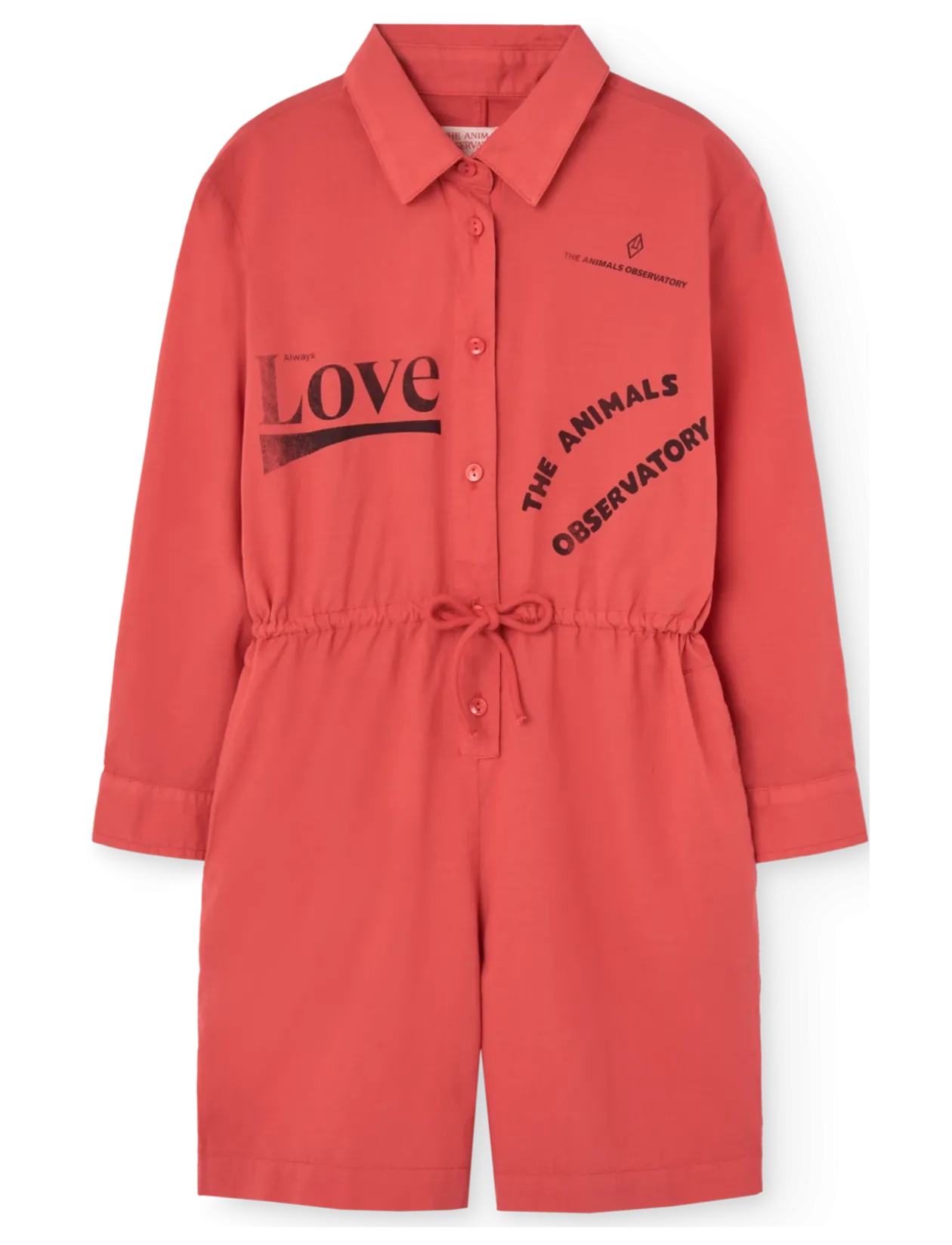SQUIRREL KID SHORT JUMPSUIT Red - Underdele