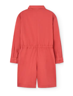 SQUIRREL KID SHORT JUMPSUIT Red - Underdele