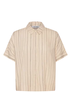 SRMargot Freedom Striped SS Shirt - Kortærmede skjorter