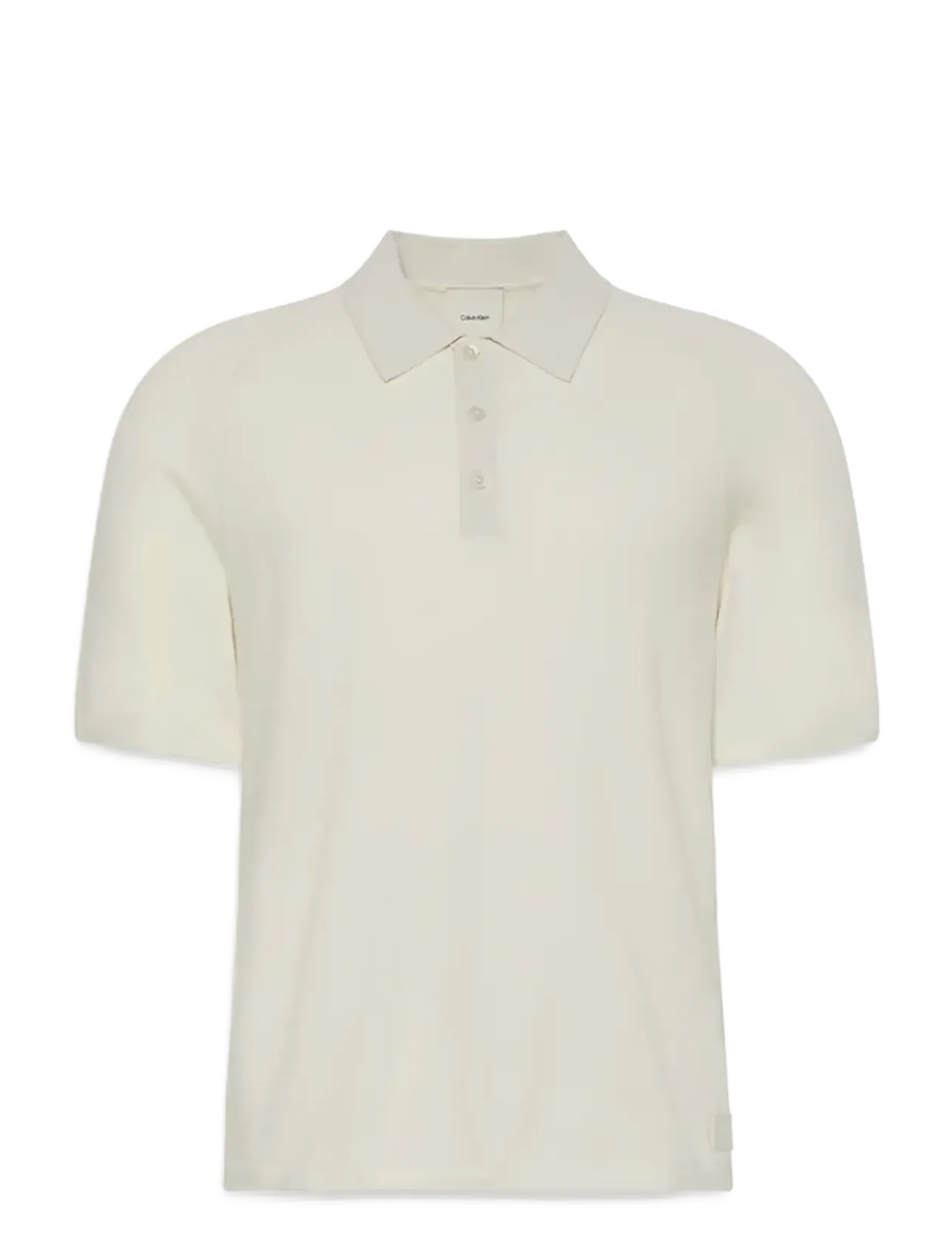SS CK TECH KNIT SWEATER POLO 14G - Kortærmede