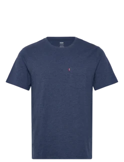 SS CLASSIC POCKET TEE DRESS BL - T-Shirts