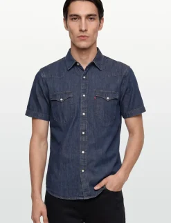 SS CLASSIC WESTERN LAUREL DARK - Denimskjorter