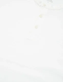 SS HM HENLEY WHITE + - T-Shirts