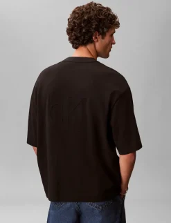 SS RLXD COOLING PIQUE EMBOSSED T - T-Shirts