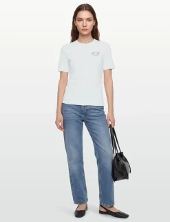 SS SLIM LOGO INITIAL TEE - T-shirts