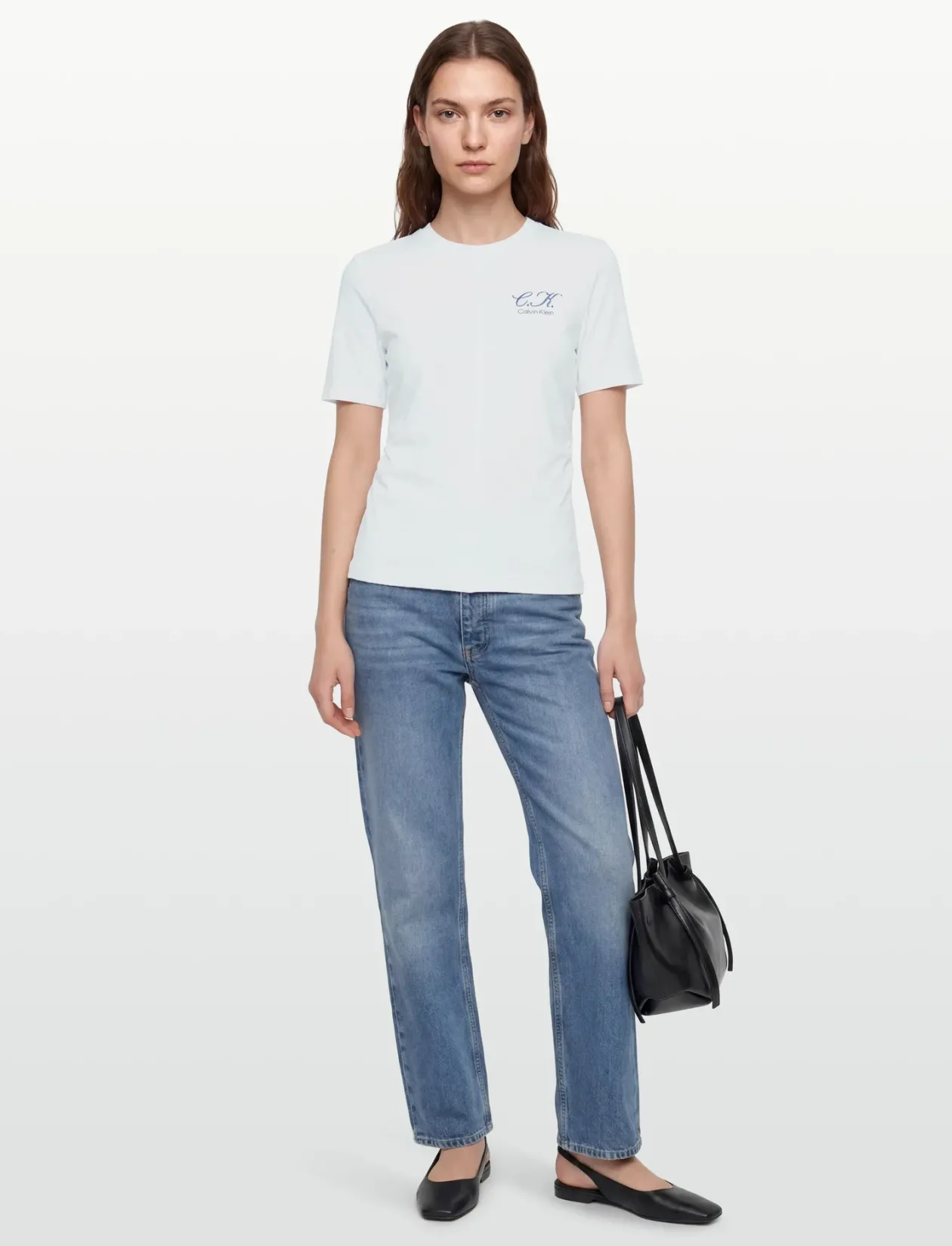 SS SLIM LOGO INITIAL TEE - T-shirts