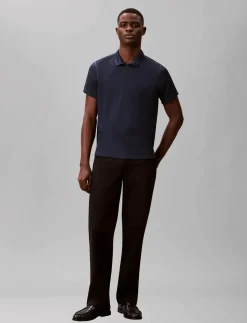 SS SLIM STRETCH MESH PIQUE POLO - Kortærmede