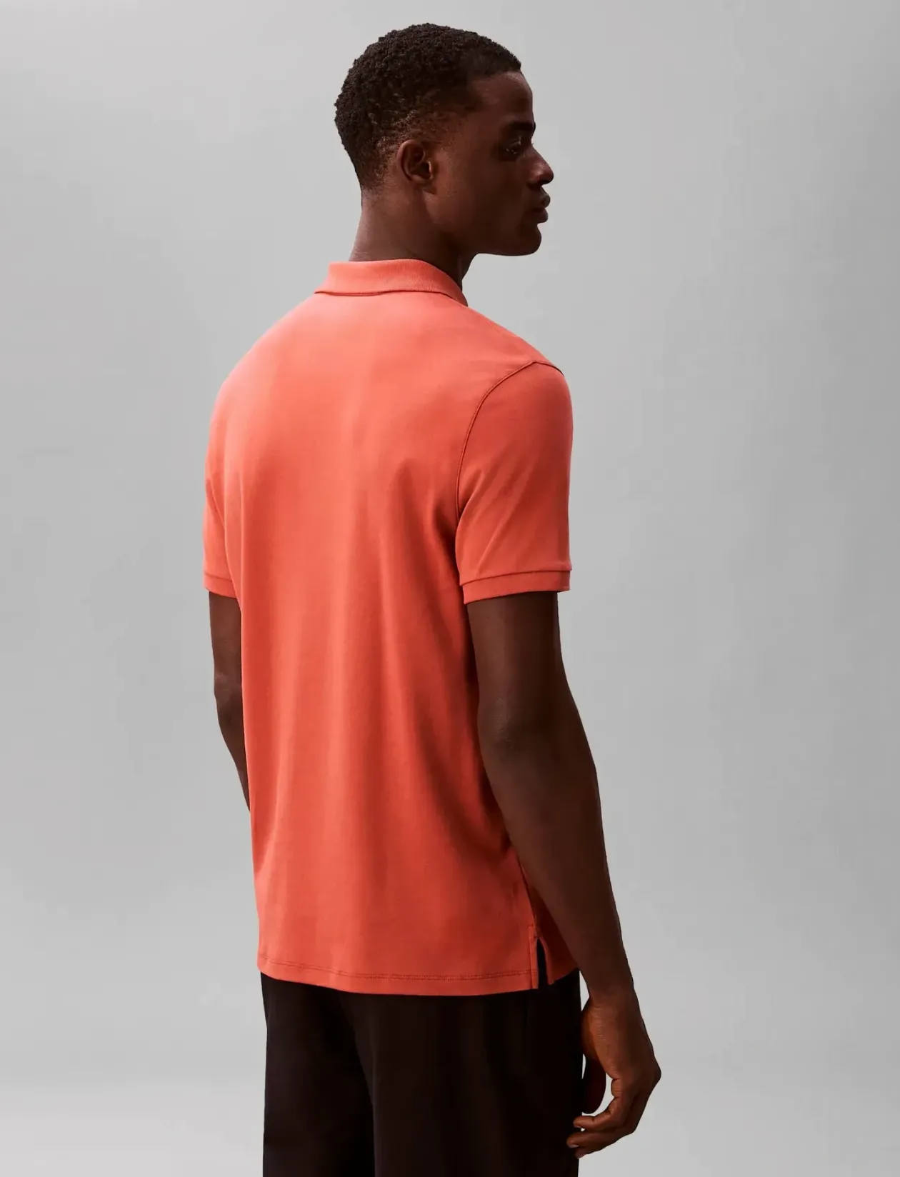 SS SLIM SUPIMA ZIP POLO - Kortærmede