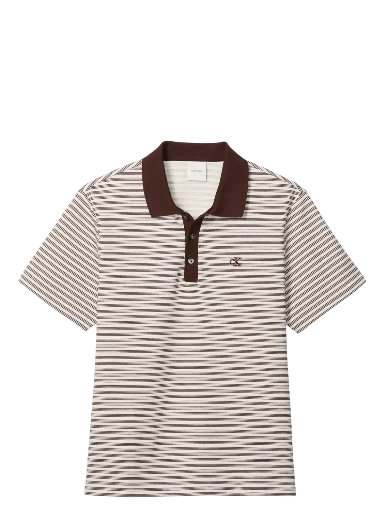 SS STRIPED OTTOMAN POLO - Kortærmede