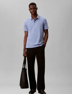 SS SUPIMA CHEST EMB POLO - Kortærmede