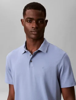 SS SUPIMA CHEST EMB POLO - Kortærmede