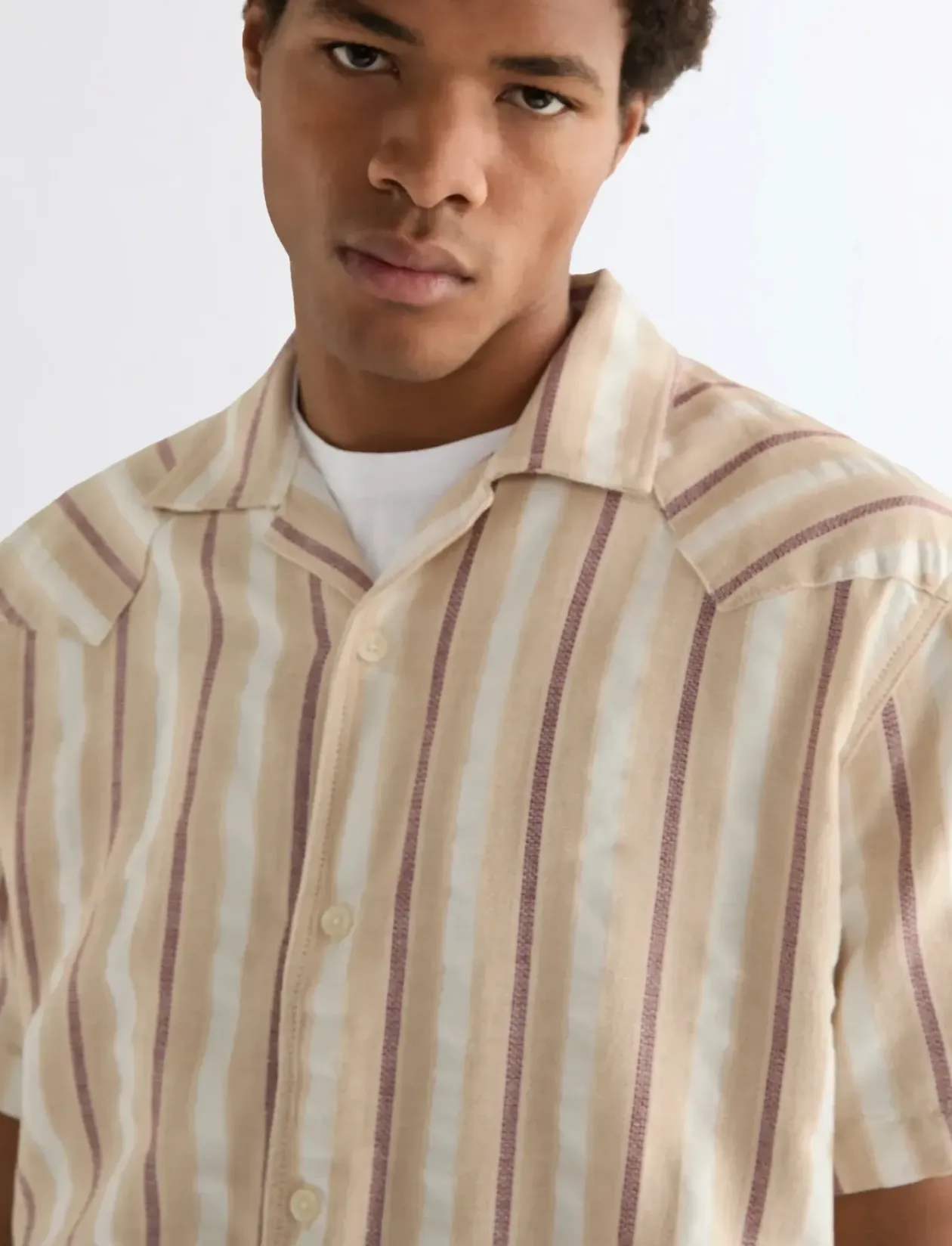 SS W RESORT SHIRT - Stribede skjorter