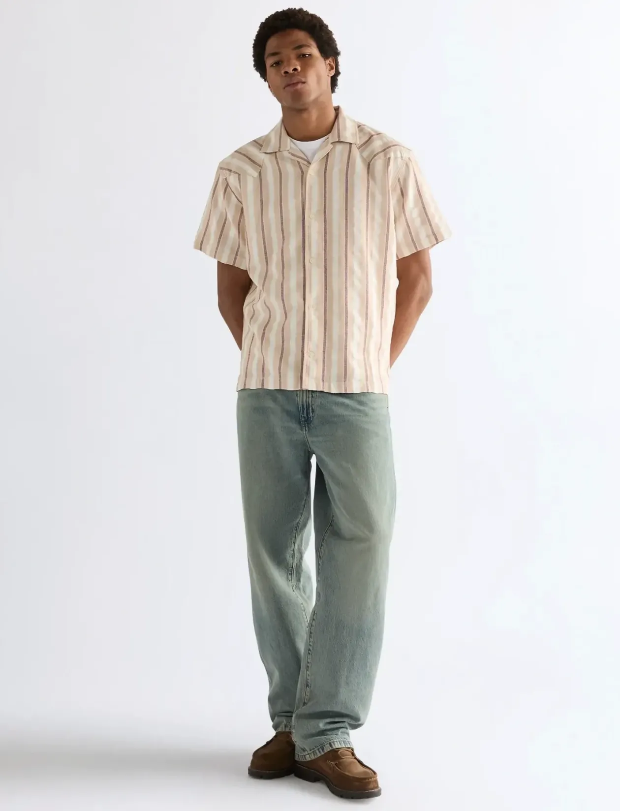 SS W RESORT SHIRT - Stribede skjorter