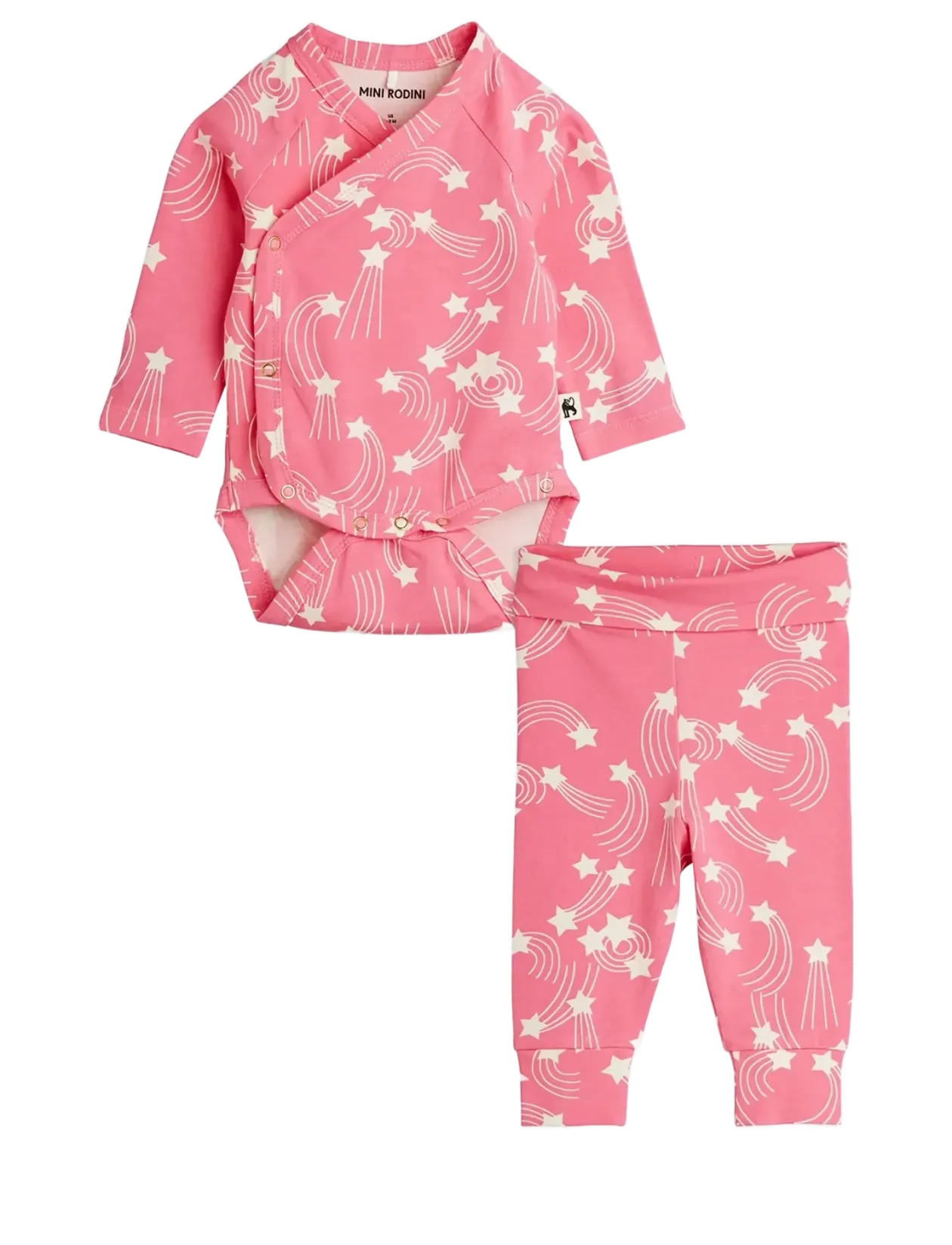 Starfall aop nb baby set - Sæt med body