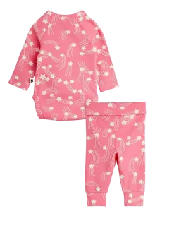 Starfall aop nb baby set - Sæt med body