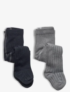 Stocking - rib (2-pack) - Strømpebukser