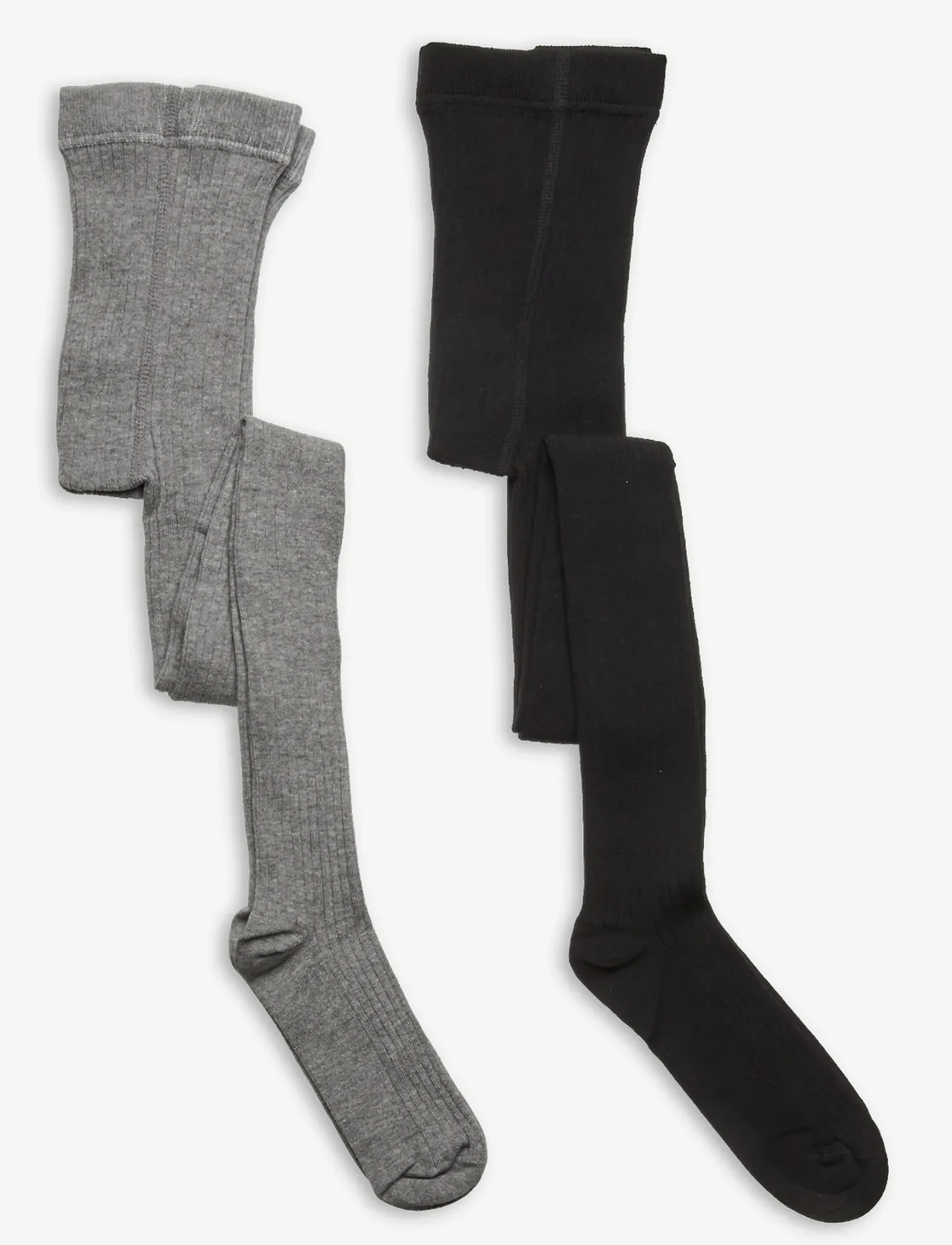 Stocking - solid rib 2-pack - Strømpebukser