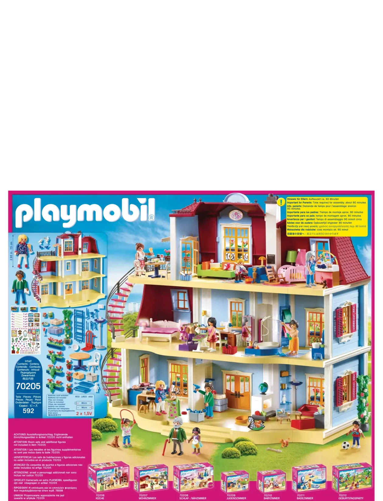 Stort dukkehus - Playmobil Dollhouse