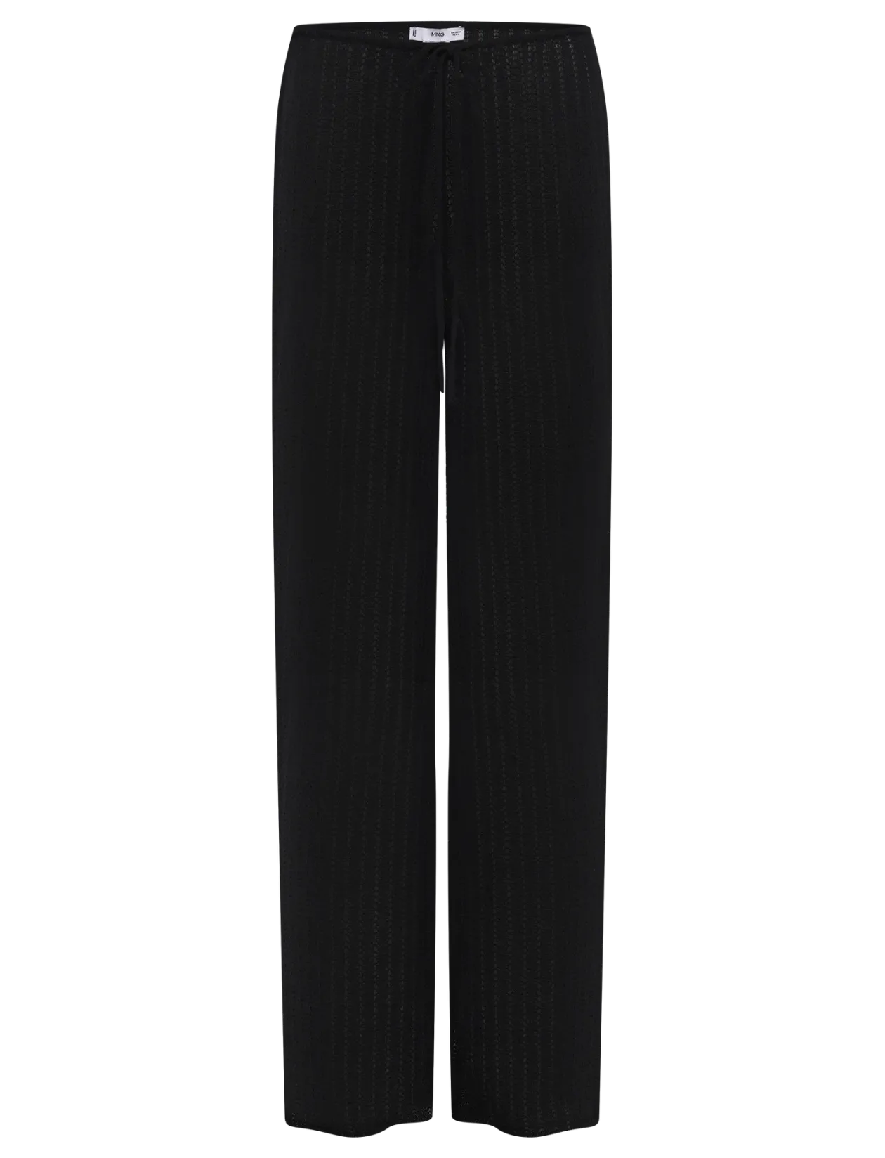 Straight knitted trousers - Bukser med lige ben