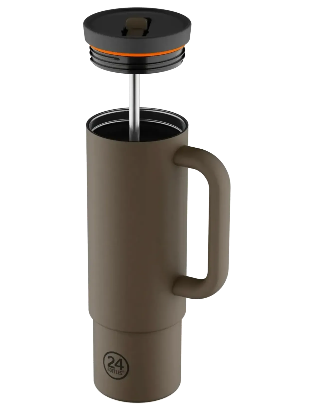 Straw Cup 800 ml - Mocha - Vandflasker
