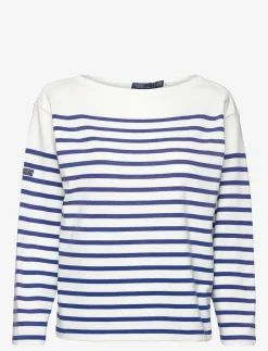 Striped Boatneck Mariner Tee - Langærmede toppe