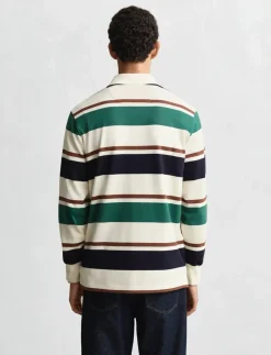 STRIPED HEAVY RUGGER - Langærmede