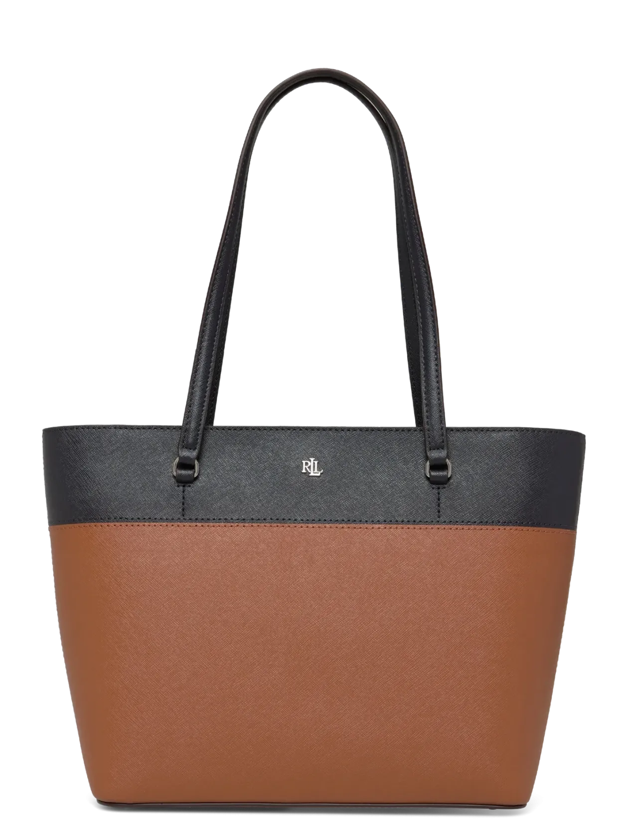 Striped Leather Medium Karly Tote Bag - Shoppere