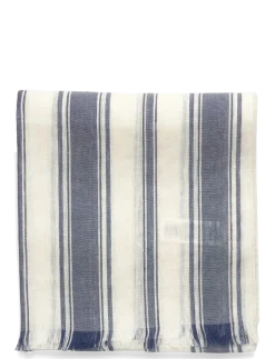 STRIPED LINEN SCARF - Tynde tørklæder