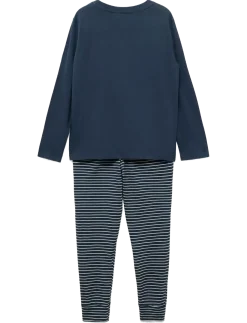 Striped long pyjamas - Sæt