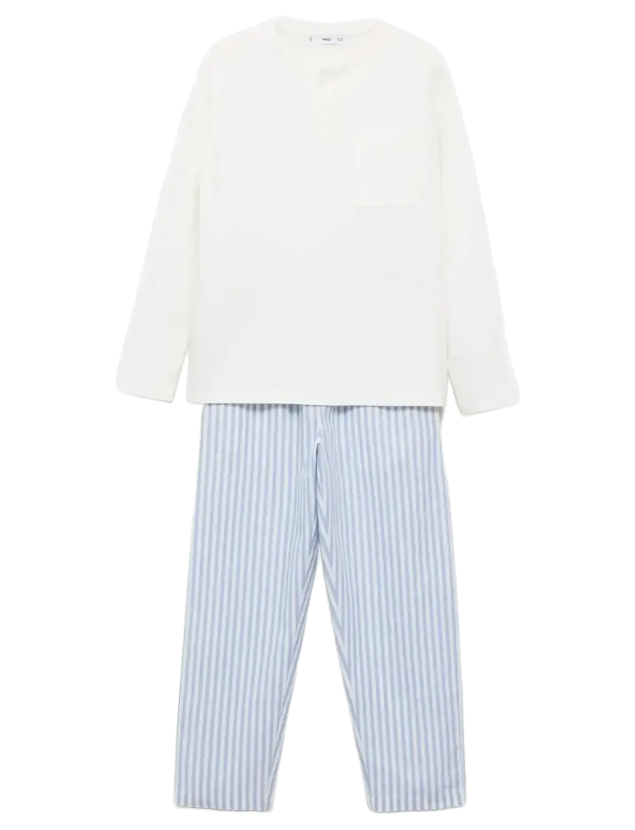 Striped long pyjamas - Sæt