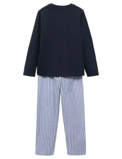 Striped long pyjamas - Sæt