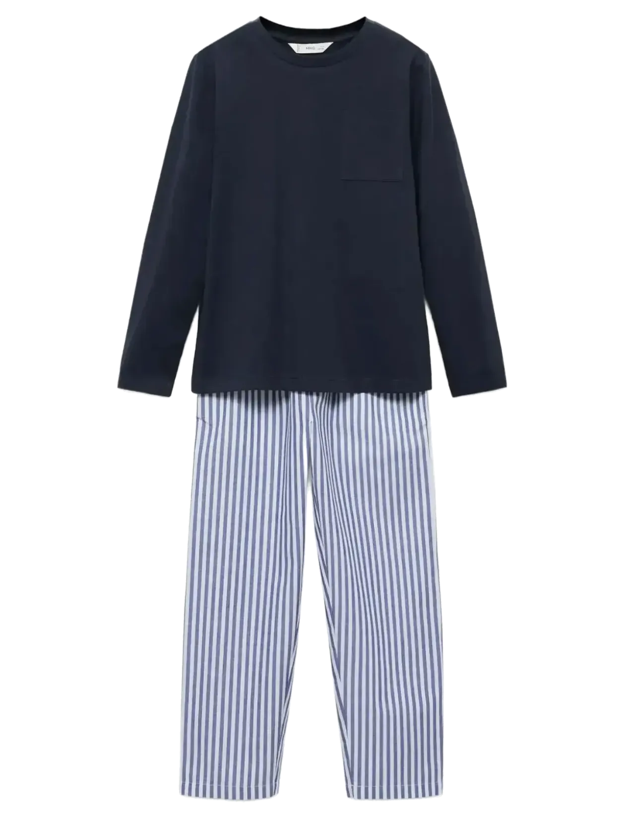 Striped long pyjamas - Sæt