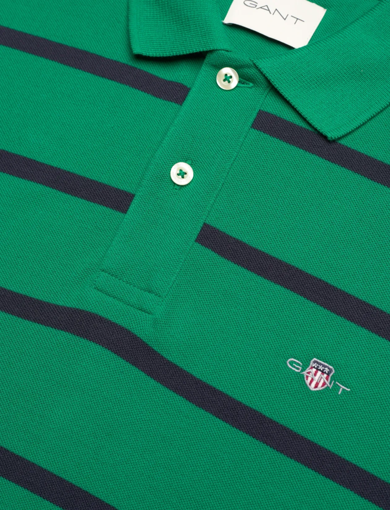 STRIPED POLO - Kortærmede