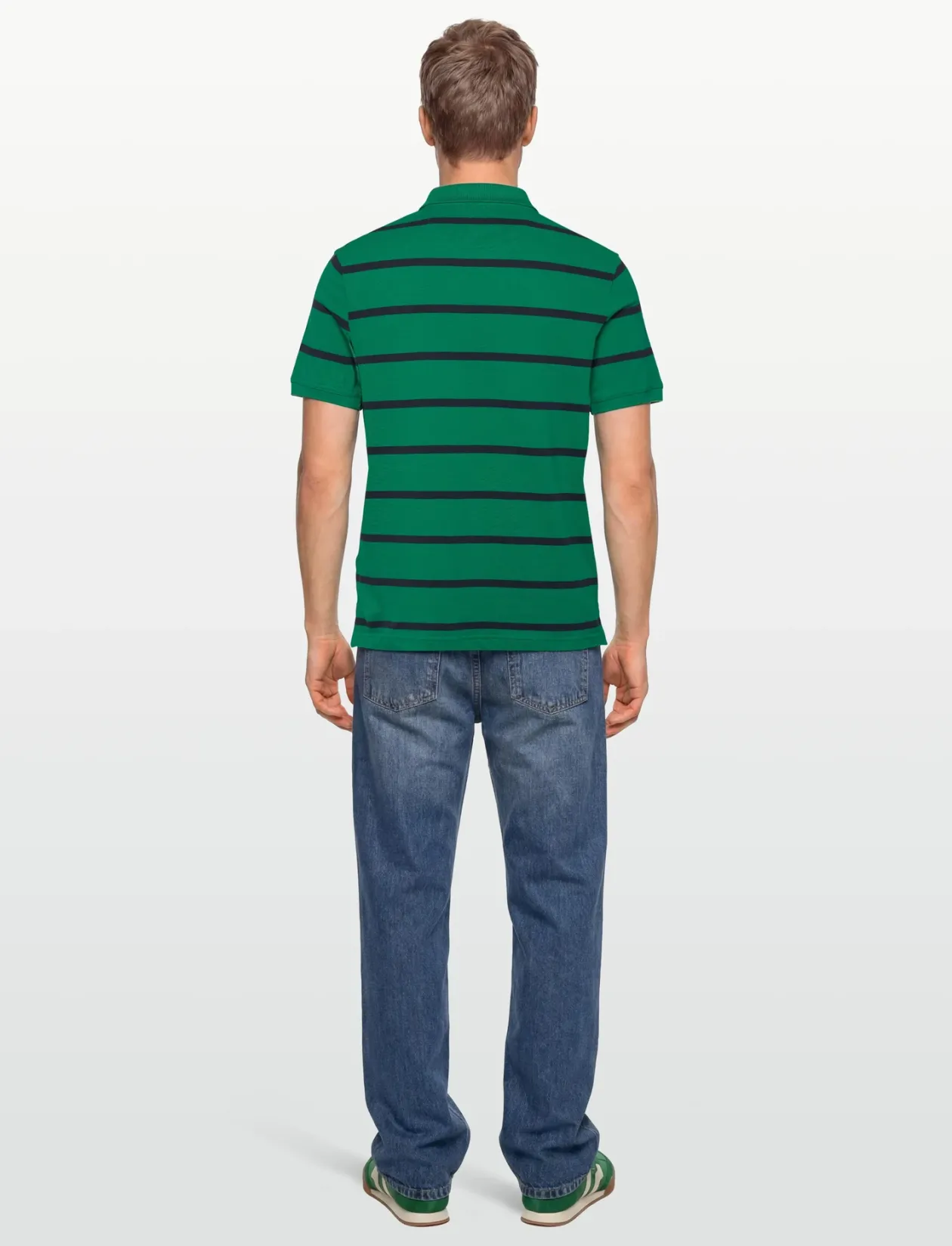 STRIPED POLO - Kortærmede