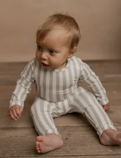 Striped romper - Langærmede bodyer