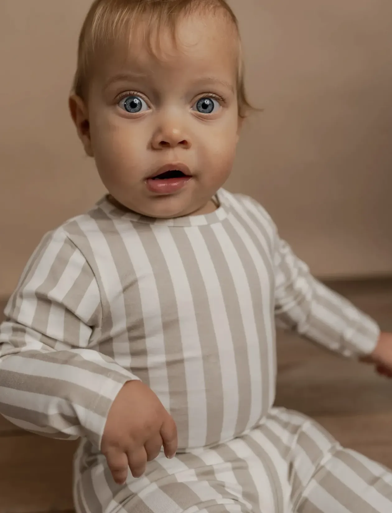 Striped romper - Langærmede bodyer