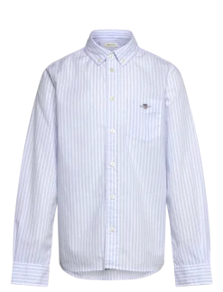 STRIPED SHIELD POPLIN SHIRT - Langærmede skjorter
