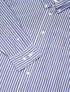 STRIPED SHIELD POPLIN SHIRT - Langærmede skjorter