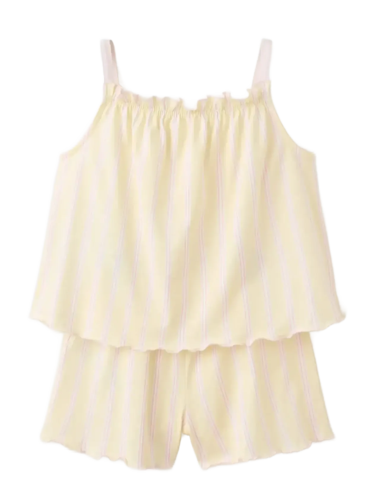 Striped short pyjamas - Sæt