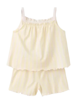 Striped short pyjamas - Sæt