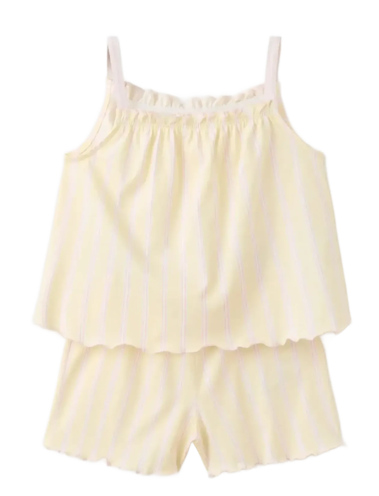 Striped short pyjamas - Sæt