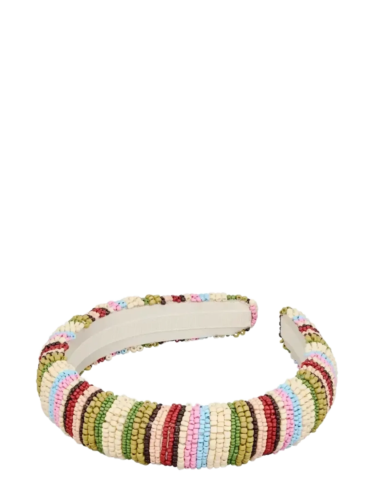 Stripes Midi Beaded Hairbrace - Hårbånd