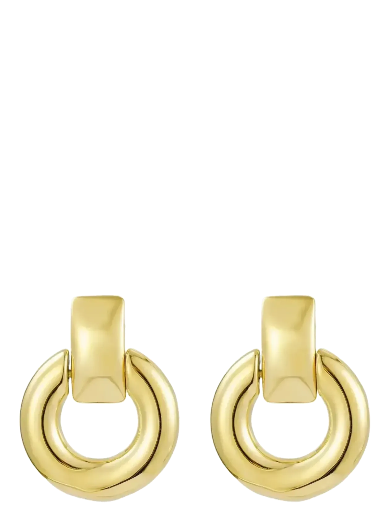 Studio Earring Silver - Vedhæng øreringe