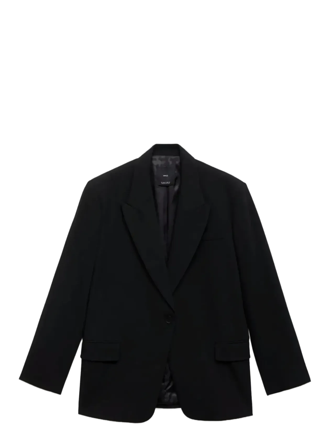 Suit blazer with flap pockets - Enkeltradede blazere
