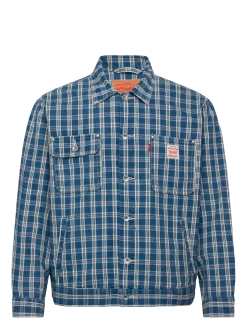 SUNRISE TRUCKER SUMMER CHECK T - Uforede denimjakker
